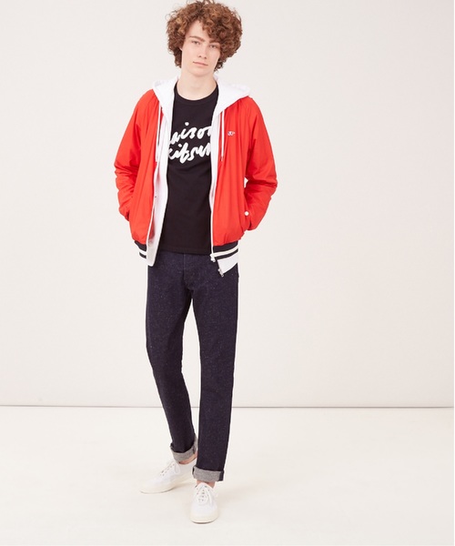 Maison Kitsune（メゾンキツネ）の「MELANGE PARISIEN PAN（デニムパンツ・メンズ・ネイビー・30/31/28/29）」の9枚目の写真