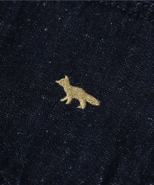 Maison Kitsune（メゾンキツネ）の「MELANGE PARISIEN PAN（デニムパンツ・メンズ・ネイビー・30/31/28/29）」の5枚目の写真