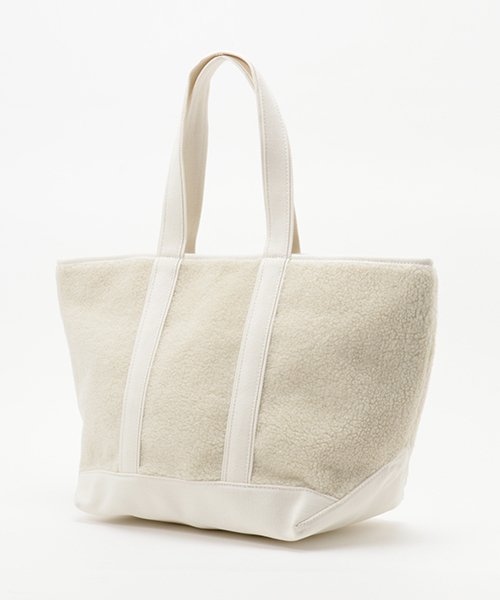 Ctrl freak （コントロール フリーク）の「【Ctrl freak】RフェイクボアトートM（トートバッグ・レディース・アイボリー・FREE）」の4枚目の写真