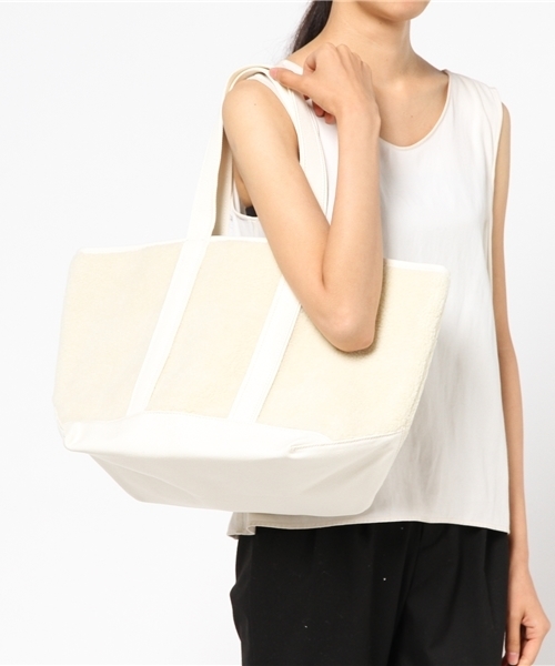 Ctrl freak （コントロール フリーク）の「【Ctrl freak】RフェイクボアトートM（トートバッグ・レディース・アイボリー・FREE）」の3枚目の写真