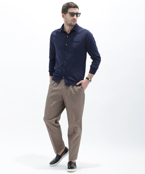 NANO universe（ナノユニバース）の「//インダルジュニットシャツ（シャツ/ブラウス・メンズ・オフホワイト/ベージュ/ネイビー/ブラウン・SMALL/MEDIUM/LARGE/X-LARGE）」の20枚目の写真