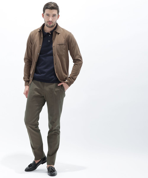 NANO universe（ナノユニバース）の「//インダルジュニットシャツ（シャツ/ブラウス・メンズ・オフホワイト/ベージュ/ネイビー/ブラウン・SMALL/MEDIUM/LARGE/X-LARGE）」の19枚目の写真