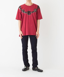 ヴィヴィアンウエストウッド スカル チェーン アシンメトリー カットソー Vivienne Westwood ANGLOMANIA(ヴィヴィアンウエストウッド