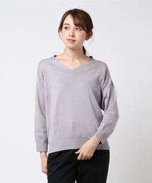 RIVE DROITE | ラメコクーンVネックニット(ニット/セーター)