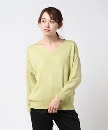 RIVE DROITE | ラメコクーンVネックニット(ニット/セーター)