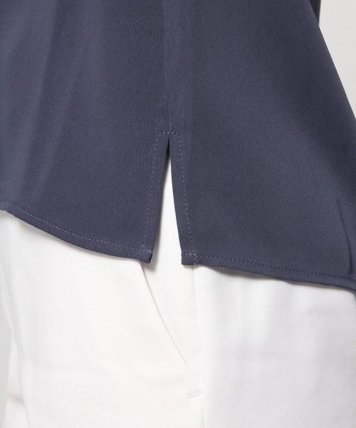 BLISS POINT（ブリスポイント）の「ハートネックブラウス / 786180（シャツ/ブラウス・レディース・ホワイト/ライトグレー/ネイビー/グリーン・LARGE/MEDIUM）」の12枚目の写真