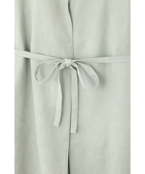 NATURAL BEAUTY BASIC（ナチュラルビューティーベーシック）の「ライトフェイクスエードコート（その他アウター・レディース・ダークベージュ/ピンク/ライトグリーン・MEDIUM/SMALL）」の20枚目の写真