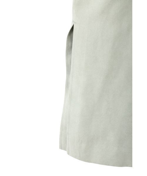 NATURAL BEAUTY BASIC（ナチュラルビューティーベーシック）の「ライトフェイクスエードコート（その他アウター・レディース・ダークベージュ/ピンク/ライトグリーン・MEDIUM/SMALL）」の22枚目の写真