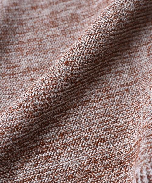 SHIPS（シップス）の「SC: SAFILIN リネン ニット Tシャツ□（Tシャツ/カットソー・メンズ・チャコールグレー/ネイビー/ブラウン/グレー/オリーブ/ブルー・LARGE/MEDIUM/SMALL/X-LARGE）」の14枚目の写真