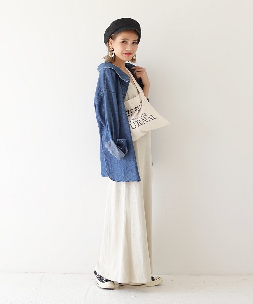 TODAYFUL(トゥデイフル)の「ペーパーブレードキャスケット(キャスケット・レディース・ブラック/ベージュ・FREE)」の7枚目の写真