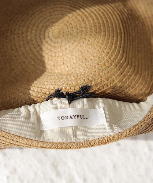 TODAYFUL(トゥデイフル)の「ペーパーブレードキャスケット(キャスケット・レディース・ブラック/ベージュ・FREE)」の4枚目の写真