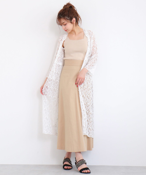 FREE'S MART(フリーズマート)の「◆カラーマキシスカート(スカート・レディース・ベージュ/イエロー/オレンジ・FREE)」の7枚目の写真