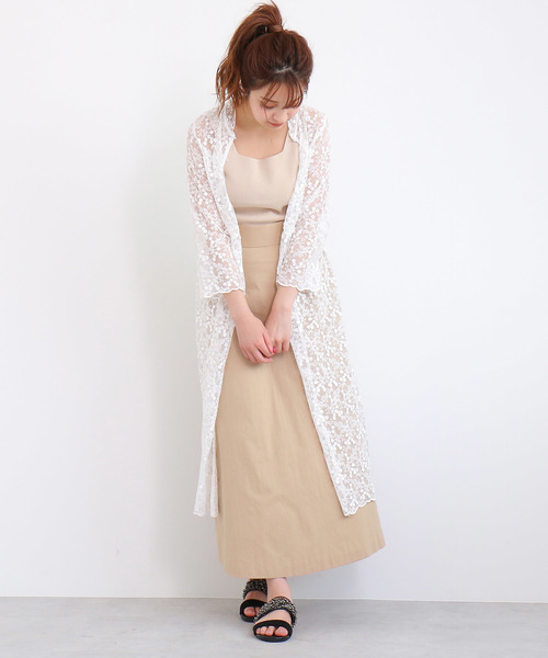 FREE'S MART(フリーズマート)の「◆カラーマキシスカート(スカート・レディース・ベージュ/イエロー/オレンジ・FREE)」の12枚目の写真