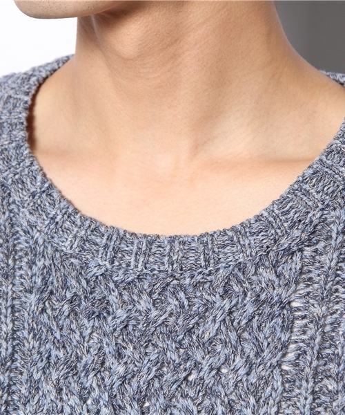 CIAOPANIC（チャオパニック）の「【Ciaopanic】　セットフランknitS/S（ニット/セーター・メンズ・ブルー/その他/ライトグレー/ベージュ・MEDIUM/LARGE）」の7枚目の写真