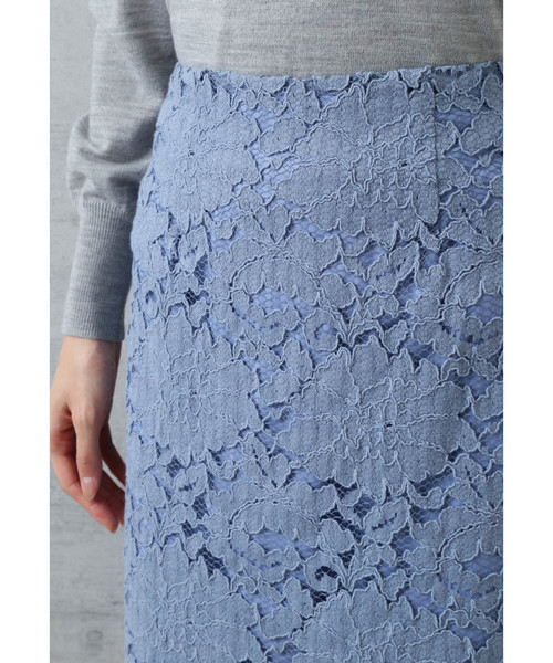 NATURAL BEAUTY BASIC(ナチュラルビューティーベーシック)の「【美人百花 10月号掲載】コードレースタイトスカート(スカート・レディース・ネイビー/オフホワイト/ブルー・SMALL/MEDIUM/X-SMALL)」の9枚目の写真