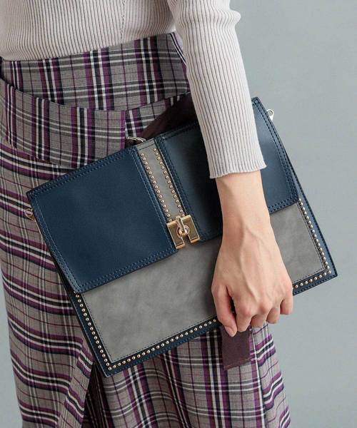 RIVE DROITE（リヴドロワ）の「Co/Peクルーネックニット（ニット/セーター・レディース・ライトグレー/ブラック/ブラウン・FREE）」の18枚目の写真