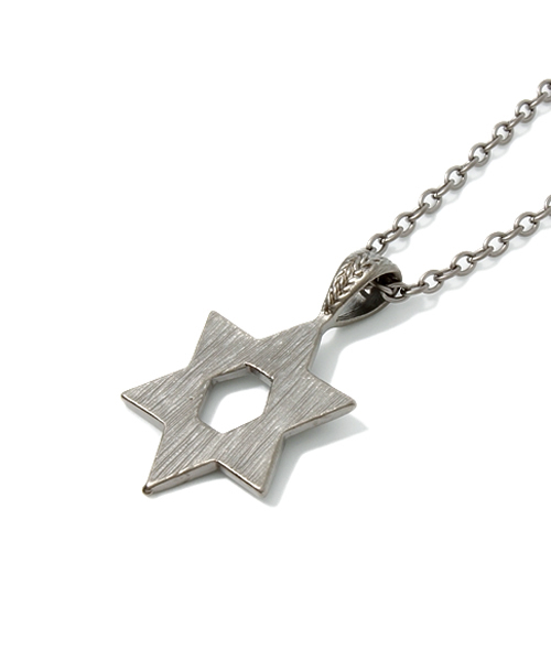 WEGO（ウィゴー）の「WEGO/ヘキサグラムネックレス（ネックレス・メンズ・ブラック/シルバー・FREE）」の6枚目の写真