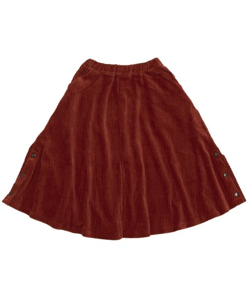 Otonato(オトナト)の「サイド釦ボリュームスカート(ママ)(スカート・レディース・ネイビー/エンジ・MEDIUM)」の2枚目の写真