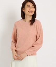 ウールボリュームスリーブニット