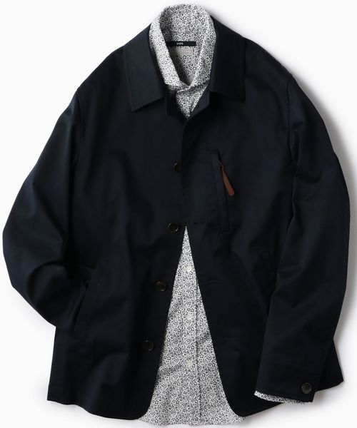 SHIPS（シップス）の「SC: ツイル/ストレッチ エアータッチ ライト カバー ジャケット（ブルゾン・メンズ・ライトグレー/ベージュ/ネイビー/ブルー・SMALL/MEDIUM/LARGE/X-LARGE）」の3枚目の写真