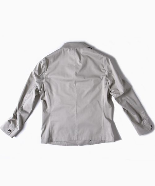 SHIPS（シップス）の「SC: ツイル/ストレッチ エアータッチ ライト カバー ジャケット（ブルゾン・メンズ・ライトグレー/ベージュ/ネイビー/ブルー・SMALL/MEDIUM/LARGE/X-LARGE）」の16枚目の写真