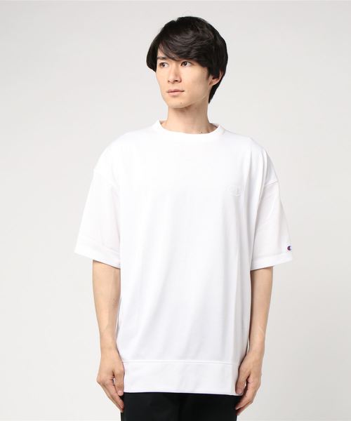 Champion（チャンピオン）の「【Champion/チャンピオン】メンズ Tシャツ アクションスタイル（Tシャツ/カットソー・メンズ・ホワイト/ブラック/グレー/オレンジ/ブルー・MEDIUM/LARGE/X-LARGE）」の2枚目の写真