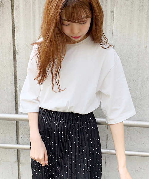 apres jour（アプレジュール）の「アソートＢＩＧＴシャツ【ZOZOTOWN限定アイテム】（Tシャツ/カットソー・レディース・ブラック/パープル/オフホワイト/その他/ボルドー・フリー）」の12枚目の写真