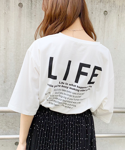 apres jour（アプレジュール）の「アソートＢＩＧＴシャツ【ZOZOTOWN限定アイテム】（Tシャツ/カットソー・レディース・ブラック/パープル/オフホワイト/その他/ボルドー・フリー）」の14枚目の写真