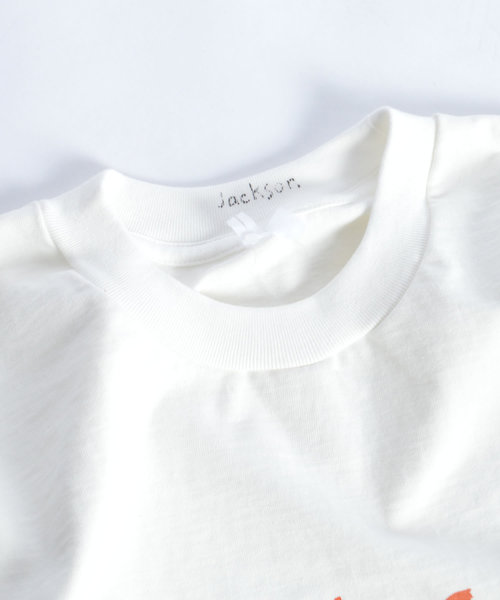 JACKSON MATISSE（ジャクソンマティス）の「JACKSON MATISSE JACKSON PARIS Tee（Tシャツ/カットソー・メンズ・ホワイト/ブラウン/オレンジ・M/L）」の8枚目の写真