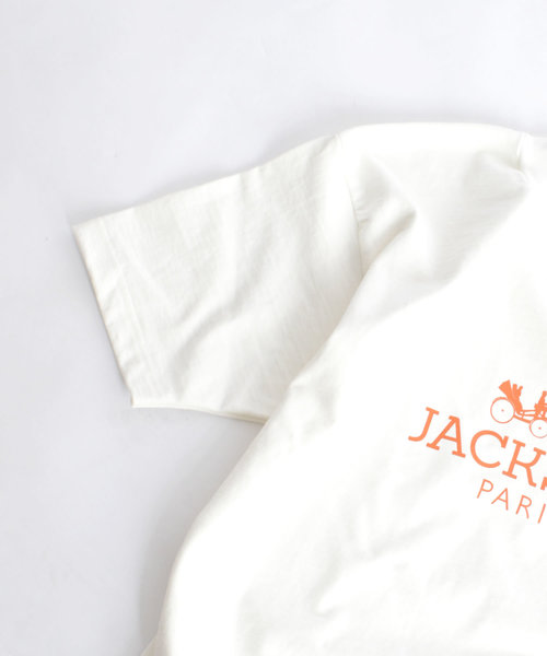 JACKSON MATISSE（ジャクソンマティス）の「JACKSON MATISSE JACKSON PARIS Tee（Tシャツ/カットソー・メンズ・ホワイト/ブラウン/オレンジ・M/L）」の9枚目の写真