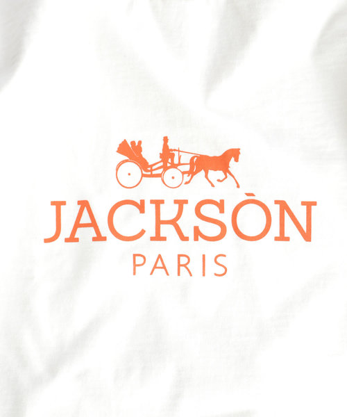 JACKSON MATISSE（ジャクソンマティス）の「JACKSON MATISSE JACKSON PARIS Tee（Tシャツ/カットソー・メンズ・ホワイト/ブラウン/オレンジ・M/L）」の10枚目の写真