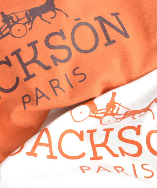 JACKSON MATISSE（ジャクソンマティス）の「JACKSON MATISSE JACKSON PARIS Tee（Tシャツ/カットソー・メンズ・ホワイト/ブラウン/オレンジ・M/L）」の13枚目の写真