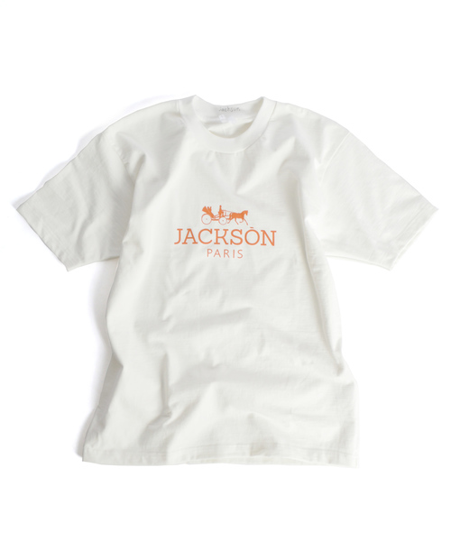 JACKSON MATISSE（ジャクソンマティス）の「JACKSON MATISSE JACKSON PARIS Tee（Tシャツ/カットソー・メンズ・ホワイト/ブラウン/オレンジ・M/L）」の14枚目の写真