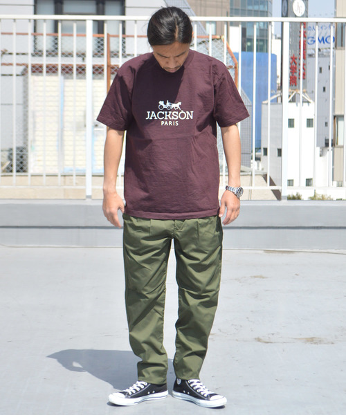 JACKSON MATISSE（ジャクソンマティス）の「JACKSON MATISSE JACKSON PARIS Tee（Tシャツ/カットソー・メンズ・ホワイト/ブラウン/オレンジ・M/L）」の17枚目の写真