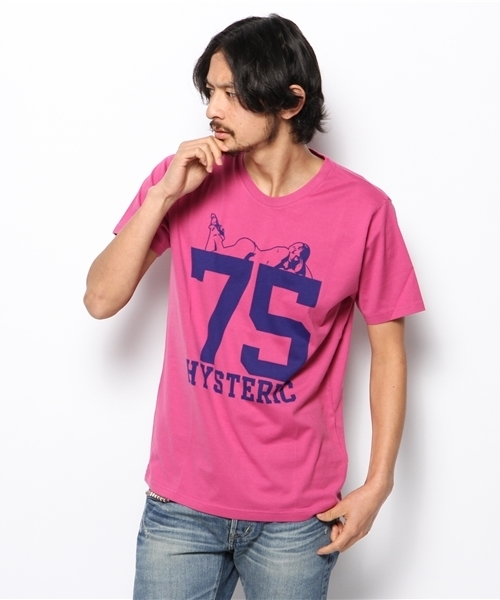 ヒステリックグラマー カットソー HYSTERIC GLAMOUR（ヒステリックグラマー）の「75 pt T-SH（Tシャツ