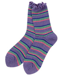 Candy Stripper | DAZZLE BORDER LAME ソックス(ソックス/靴下)