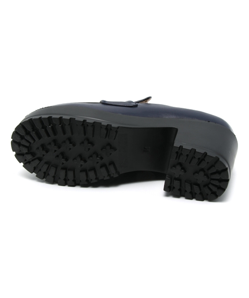 WEGO（ウィゴー）の「WEGO/ヒールローファー（ドレスシューズ・レディース・ブラック/ブラック系その他/ネイビー・24.5/23.5）」の12枚目の写真