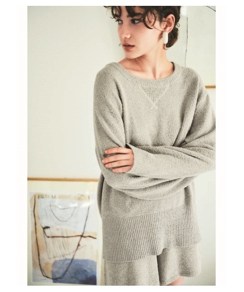 Gelato Pique ジェラートピケ の エアリーシルクモコプルオーバー ニット セーター Wear