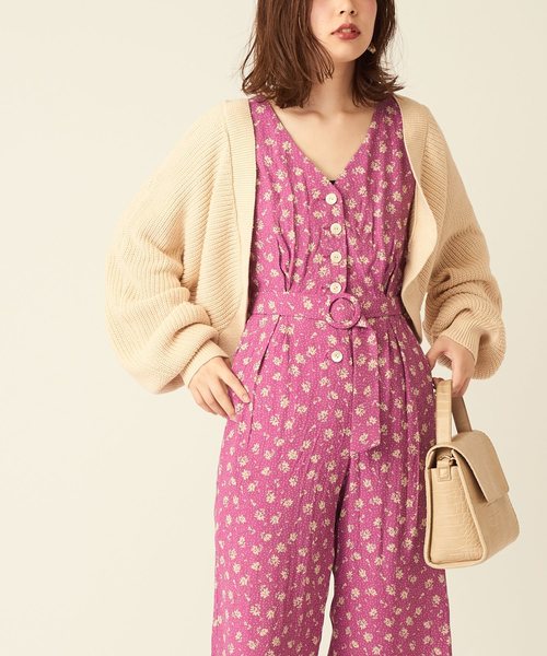 natural couture(ナチュラルクチュール)の「ねじりショートボレロ(カーディガン/ボレロ・レディース・ベージュ/ブラウン/アイボリー/ボルドー・FREE)」の5枚目の写真