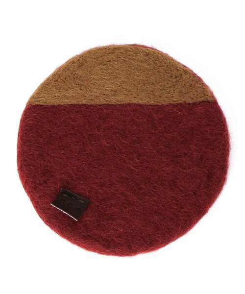 SHIPS Days（シップスデイズ）の「MATURITE:コースター（キッチンツール・レディース・オフホワイト/レッド/マスタード・ONE SIZE）」の3枚目の写真