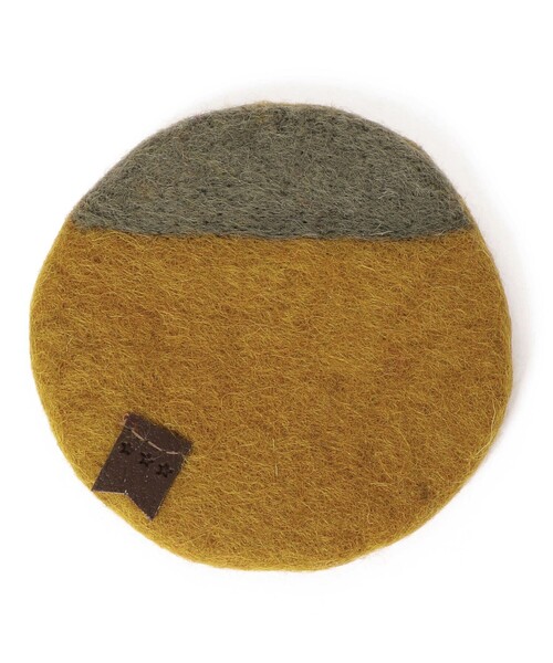 SHIPS Days（シップスデイズ）の「MATURITE:コースター（キッチンツール・レディース・オフホワイト/レッド/マスタード・ONE SIZE）」の2枚目の写真