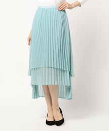 【TARO HORIUCHI(タロウホリウチ)】レイヤードプリーツスカート