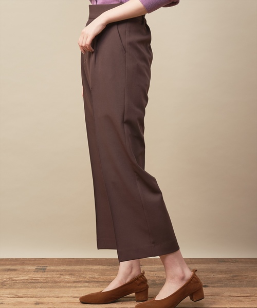 natural couture(ナチュラルクチュール)の「PP美シルエットワイドパンツ(その他パンツ・レディース・キャメル/レンガ/ダークブラウン/ブラック/ピンクベージュ・FREE)」の14枚目の写真