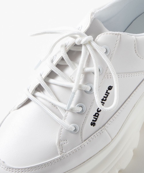 WEGO(ウィゴー)の「WEGO/ボリュームソールスニーカー(スニーカー・レディース・ホワイト/ブラック/その他1・MEDIUM/LARGE)」の13枚目の写真