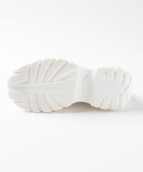 WEGO(ウィゴー)の「WEGO/ボリュームソールスニーカー(スニーカー・レディース・ホワイト/ブラック/その他1・MEDIUM/LARGE)」の10枚目の写真