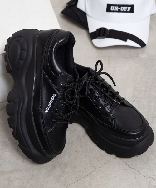 WEGO(ウィゴー)の「WEGO/ボリュームソールスニーカー(スニーカー・レディース・ホワイト/ブラック/その他1・MEDIUM/LARGE)」の19枚目の写真