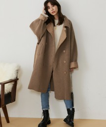 Auntie Rosa Holiday | ボアルーズダブルコート(チェスターコート)