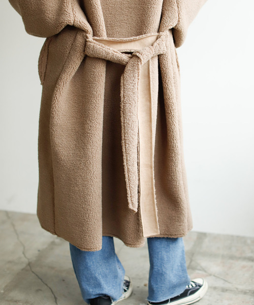 ボアルーズダブルコート（チェスターコート）｜Auntie Rosa Holiday