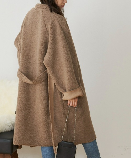 ボアルーズダブルコート（チェスターコート）｜Auntie Rosa Holiday