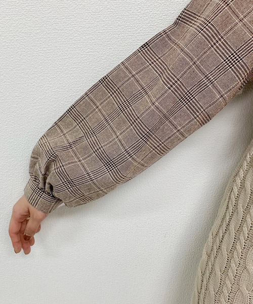 apres jour（アプレジュール）の「フリルニットワンピース×ブラウスセット【ZOZOTOWN限定アイテム】（ワンピース・レディース・ダークブラウン/モカ/ライトベージュ・フリー）」の21枚目の写真